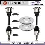 Cv Axle Brake Pads & Rotors Front Fits 2011-2014 Gmc Yukon 1500 5.3L. Fixed Price $280.79.