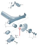 New Vw Golf Vii 5G MK7 Rear Wheel Stub Axle 5Q0501117A Original. Fixed Price $207.02.