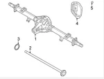 Ford E-350 Rear Axel Left Drw. Fixed Price $180.00.