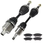 Cv Axles & Brake Ceramic Pads For Buick Lacrosse Allure 3.6L 2005-2008. Fixed Price $147.54.