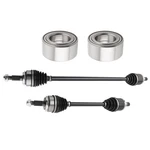 Front Cv Axle Shafts +bearings Set For Honda Accord Fwd L4 2.4L Automatic. Fixed Price $195.00.