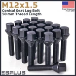 M12X1.5 Black Lug Bolt 50MM Fit Bmw 1-8 SERIES/M1/M3/M5/M6 20-24MM Spacer. Fixed Price $40.99.