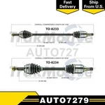 Trakmotive 2X Front Left Right Cv Axle Shaft Joint For Toyota Corolla 2017 2016. Fixed Price $244.68.