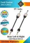 New Oe Rear Left & Right Cv Axle 2013-2015 Ford Fusion 4X4 Lifetime Warranty. Fixed Price $268.92.