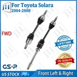 Oe Front Pair Left Right Cv Axle Shaft Set For 2004-08 Toyota Solara V6 3.3L Fwd. Fixed Price $211.39.