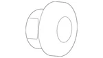 Genuine Volkswagen Axle Assembly Lock Nut WHT-005-678. Fixed Price $14.55.