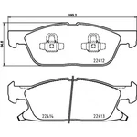 Brake Pads Set Fits Ford Focus Iv Galaxy Iii Kuga S-max Front Axle 2015. Fixed Price $40.62.