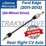 New Oe Rear Right Cv Axle 2011-2013 Ford Edge 4X4, Lifetime Warranty.. Fixed Price $220.99.