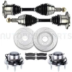 For 2000-2006 Chevy Tahoe 10 Pcs Front Brake Pads Rotors & Wheel Hub Cv Axle. Fixed Price $320.13.