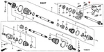 Oem For Honda 44500-TA0-A00 Half Shaft Assy 2008-12 Accord 2012-15 Crosstour. Fixed Price $99.70.