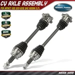 2X Rear Left & Right Cv Axle Assembly For Infiniti G25 2011-2012 Q40 Nissan 3.7L. Fixed Price $189.99.