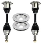 Cv Axles & Brake Discs Rotors For Chevrolet Suburban 1500 5.7L. Fixed Price $223.59.